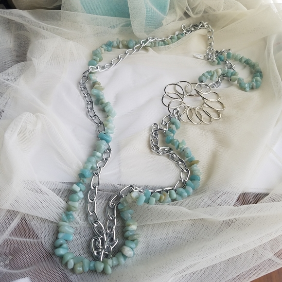 Genuine Amazonite Bracelet Handmade NWT - Picture 5 of 8